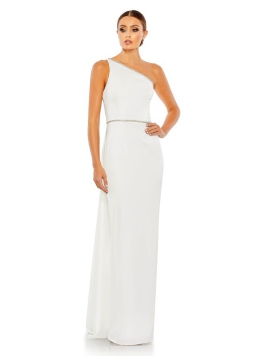 Mac Duggal Dresses & Skirts - NWT Mac Duggal Back Slit One Shoulder Dress - size 8